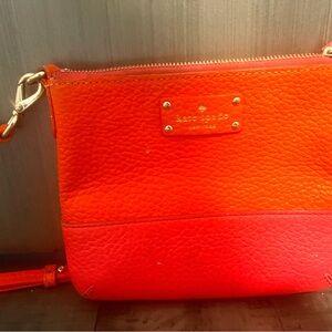 Darling pink and orange Kate Spade purse